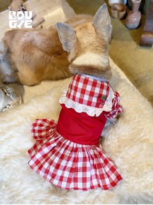 Red Heidy Swiss Dress